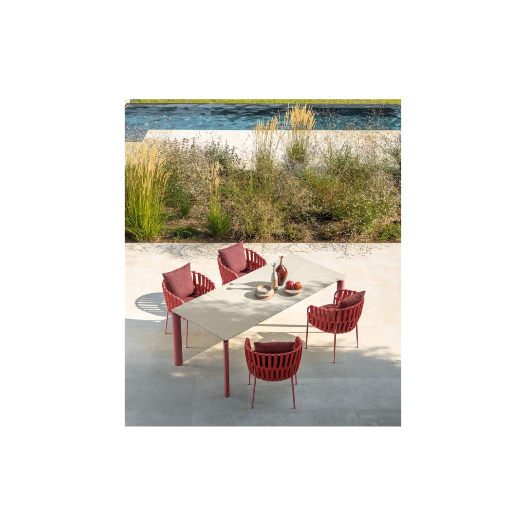 talenti milo tavolo 160:215 rosso