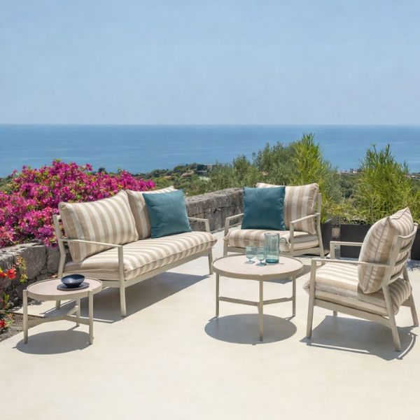 Talenti set living Finn white ambientato