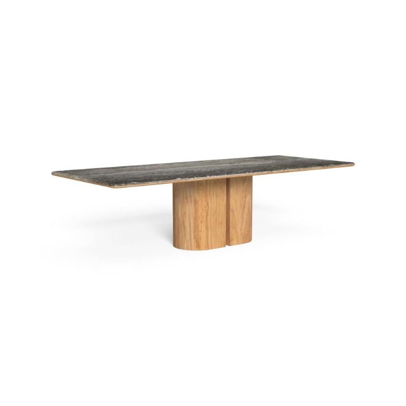 talenti itaca tavolo 280x115 teak travertino