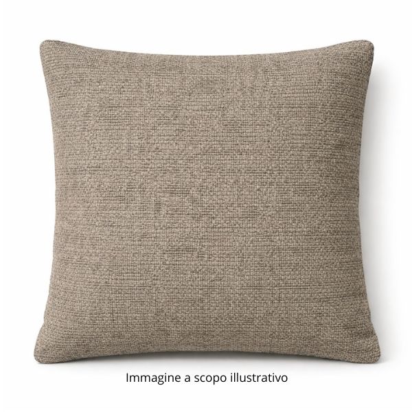 Cuscino arredo da esterno Talenti 45x45 tessuto C6 taupe immagine illustrativa