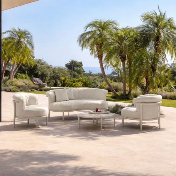 Talenti set living JAMES bianco Ambientato
