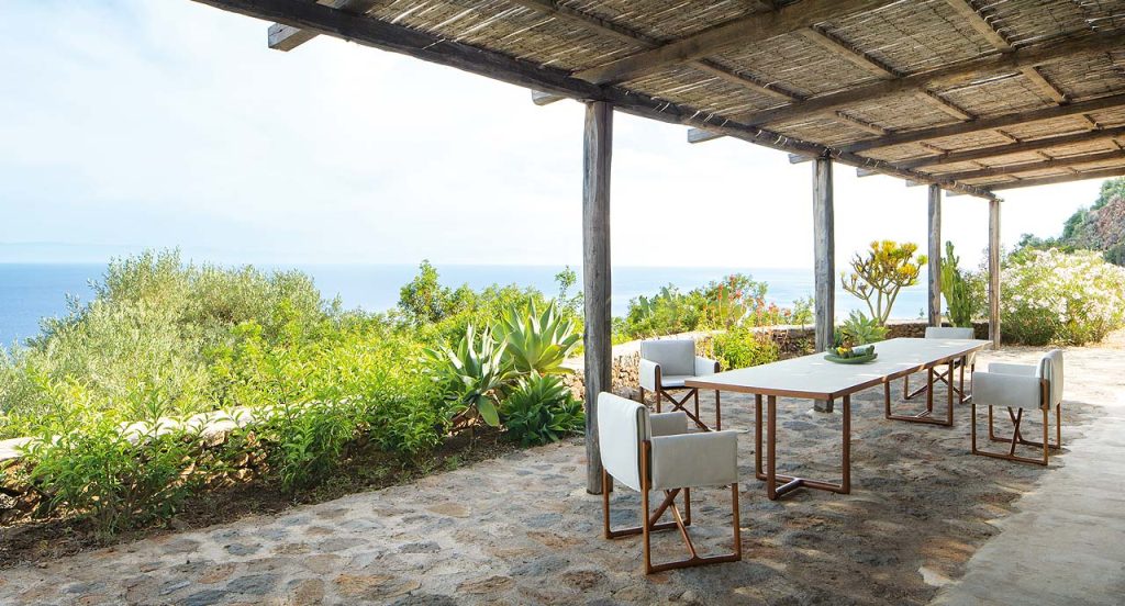Tavolo da esterno di design per zona dining outdoor